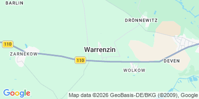 Karte Warrenzin