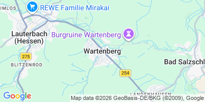 Karte Wartenberg