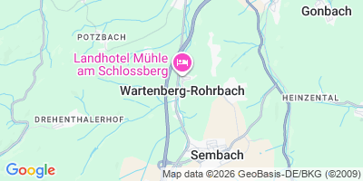 Karte Wartenberg-Rohrbach