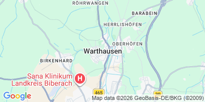 Karte Warthausen