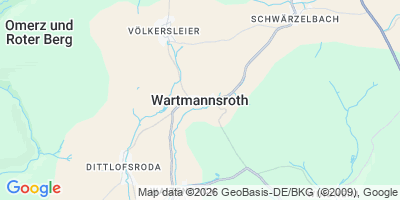 Karte Wartmannsroth