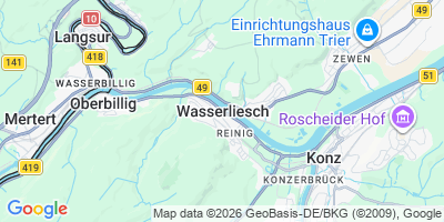 Karte Wasserliesch