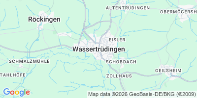Karte Wassertrüdingen