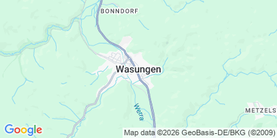 Karte Wasungen
