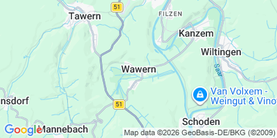 Karte Wawern