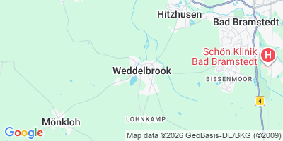 Karte Weddelbrook