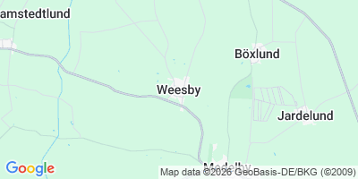 Karte Weesby
