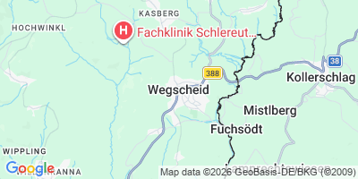 Karte Wegscheid