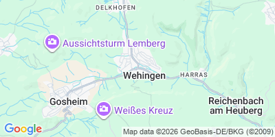 Karte Wehingen