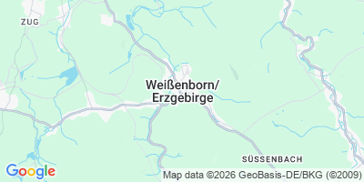 Karte Weißenborn/Erzgeb.