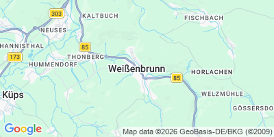 Karte Weißenbrunn