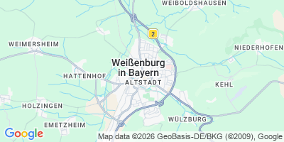 Karte Weißenburg i.Bay.
