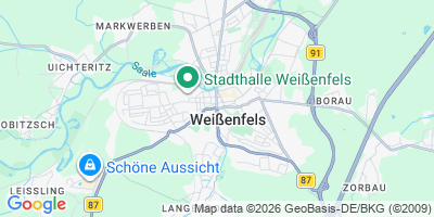 Karte Weißenfels