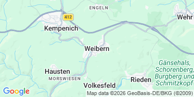 Karte Weibern