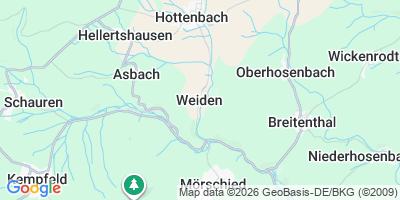 Karte Weiden