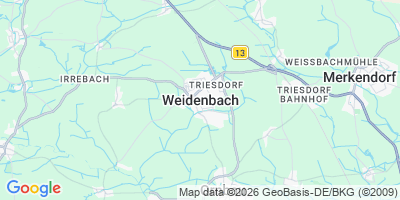 Karte Weidenbach