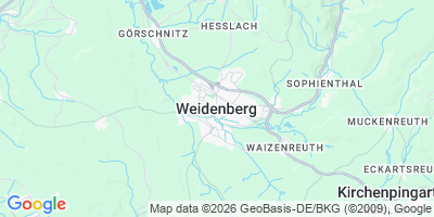 Karte Weidenberg