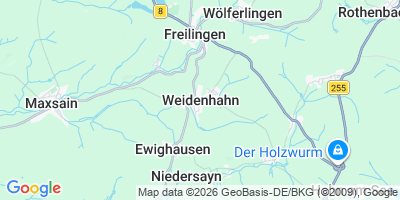 Karte Weidenhahn