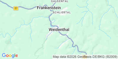 Karte Weidenthal