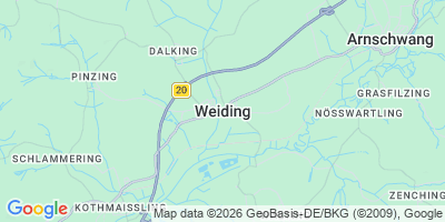Karte Weiding