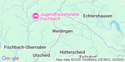 Karte Weidingen