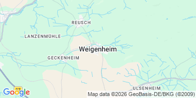Karte Weigenheim