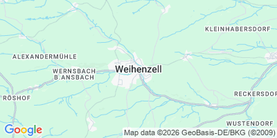 Karte Weihenzell