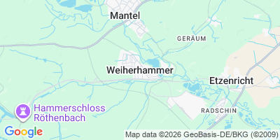 Karte Weiherhammer