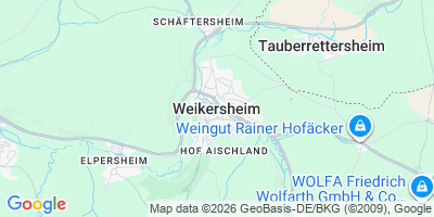 Karte Weikersheim