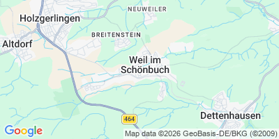 Karte Weil im Schönbuch