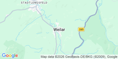 Karte Weilar