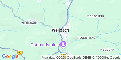 Karte Weilbach