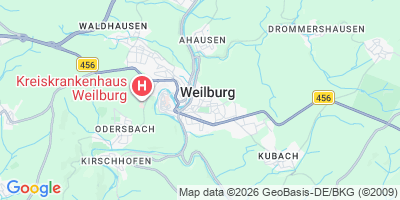 Karte Weilburg