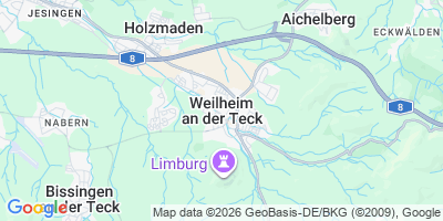 Karte Weilheim an der Teck