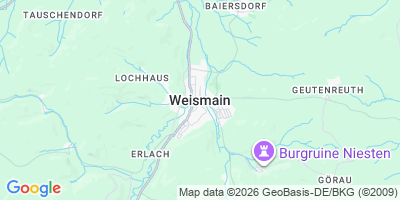 Karte Weismain