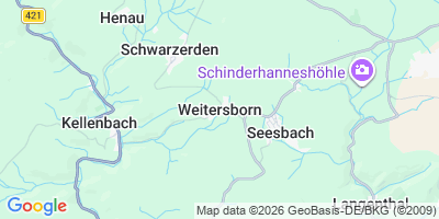 Karte Weitersborn