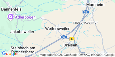 Karte Weitersweiler