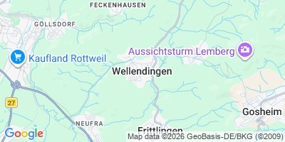 Karte Wellendingen