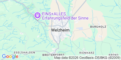 Karte Welzheim
