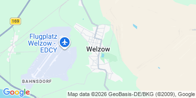 Karte Welzow/Wjelcej
