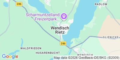 Karte Wendisch Rietz