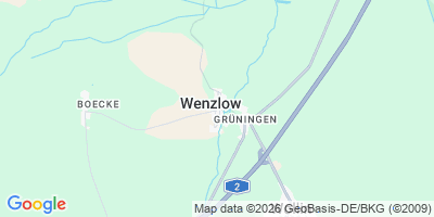Karte Wenzlow