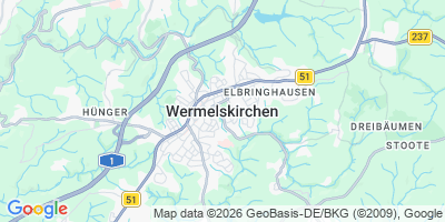 Karte Wermelskirchen