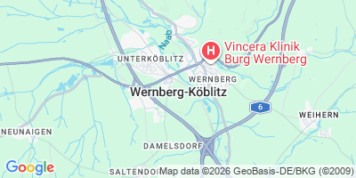 Karte Wernberg-Köblitz