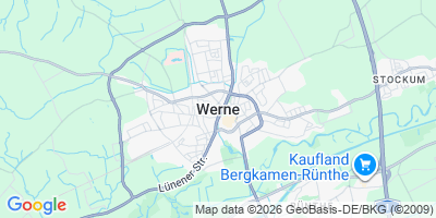 Karte Werne