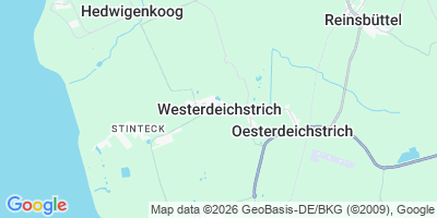 Karte Westerdeichstrich
