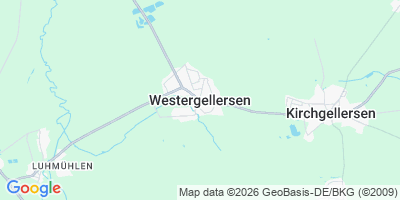 Karte Westergellersen