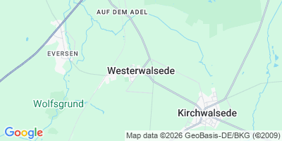 Karte Westerwalsede