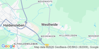 Karte Westheide