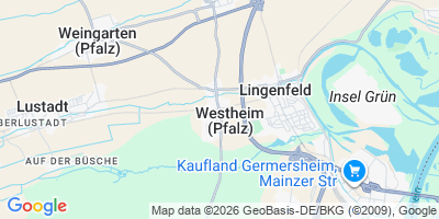 Karte Westheim (Pfalz)